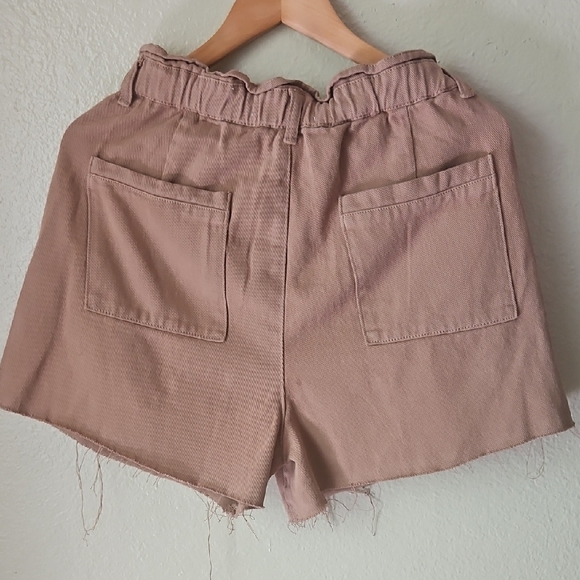Wish High Waist Tan Shorts - Picture 5 of 7